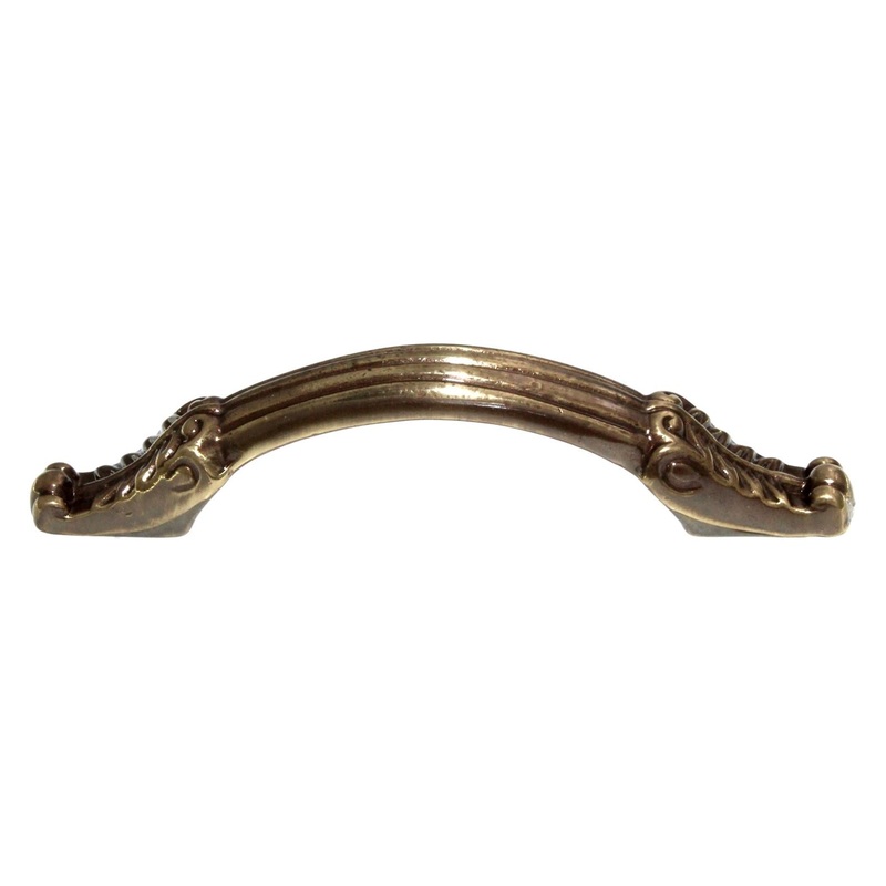 FKI Hardware Richelieu Period Brass Satin Dover 3 Ctr Cabinet Pull F117-9013