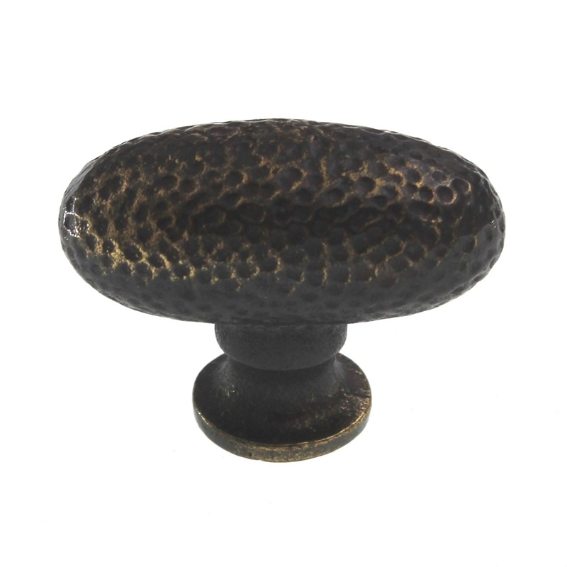 Top Knobs 1 1/2 Chateau Warwick Oval Cabinet Knob Dark Antique Brass M71