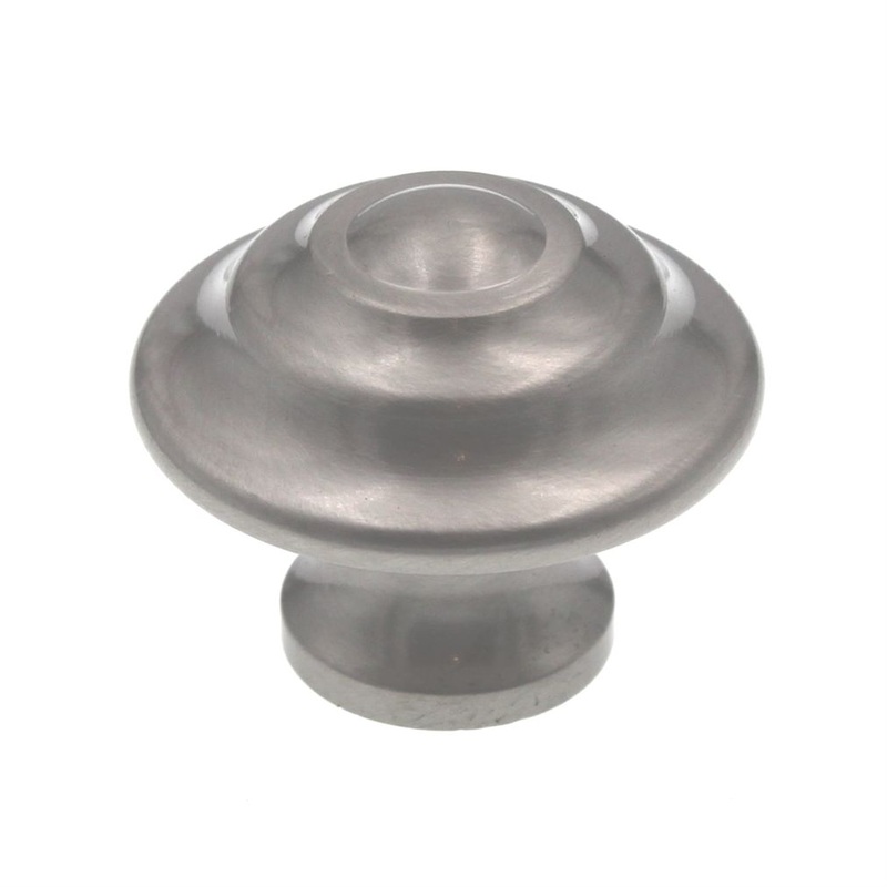 Ultra Designer’s Edge 1 5/32 Inch Cabinet Decorative  Knob Satin Nickel 41407