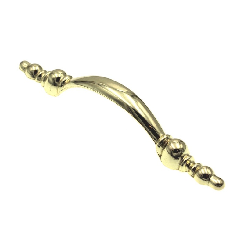 Ultra Hardware Designer’s Edge Arch Pull 3 Ctr Polished Brass 59627