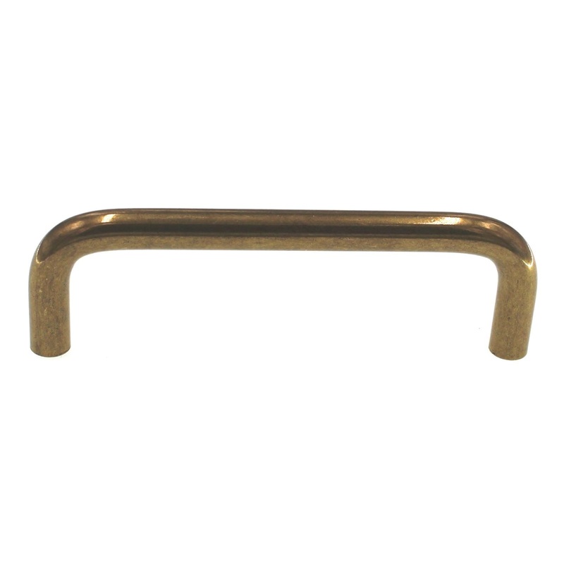 Amerock Burnished Brass 3 1/2 Ctr. Cabinet Wire Pull Handle BP76310-BB