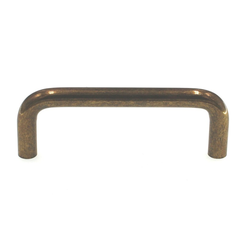 Amerock Wire Pulls Burnished Brass 3 Ctr. Cabinet Wire Pull Handle BP76309-BB
