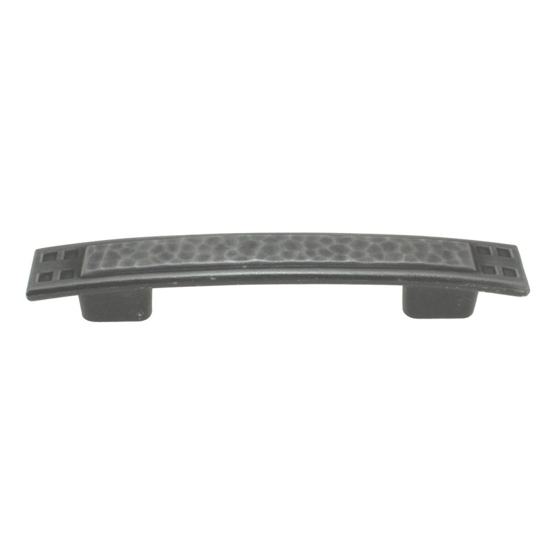 Belwith Arts & Crafts Antique Pewter 3, 3 3/4 (96mm) Ctr Cabinet Pull P7525-AP