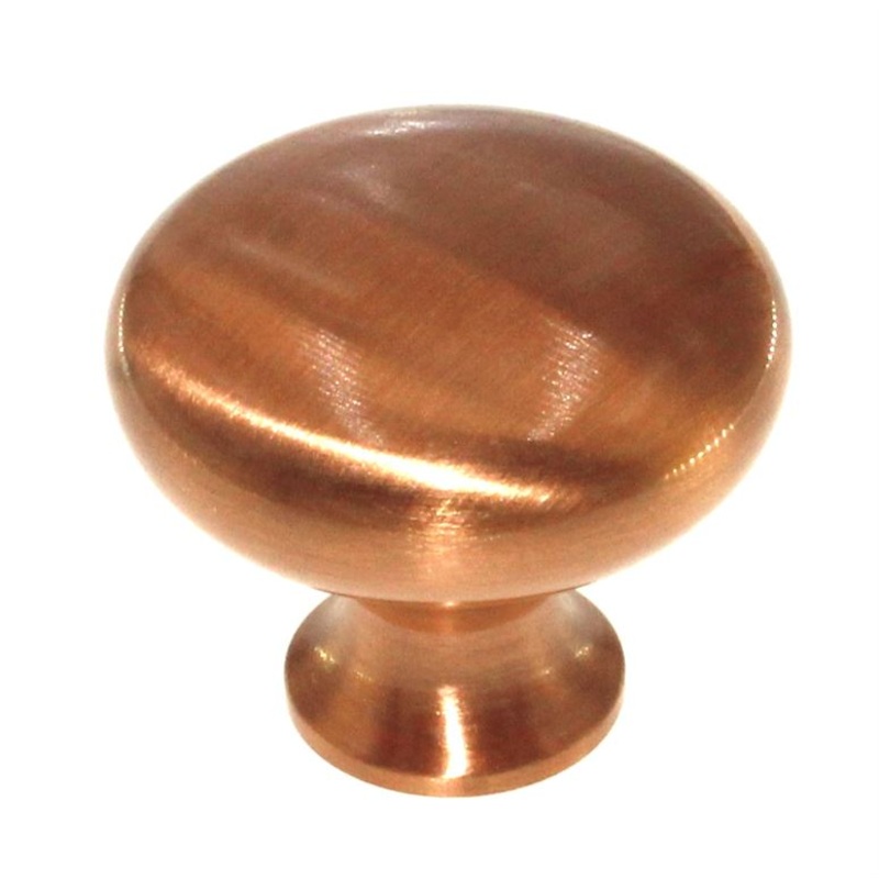 Belwith FKI Hardware Period Brass Satin Copper 1 1/4 Cabinet Knob BK13-SCO