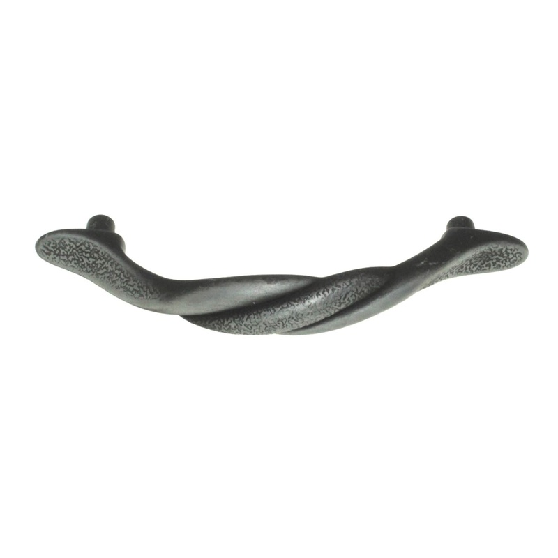 Belwith Harlequin Antique Pewter 3 Ctr. Cabinet Arch Pull Handle P2421-AP