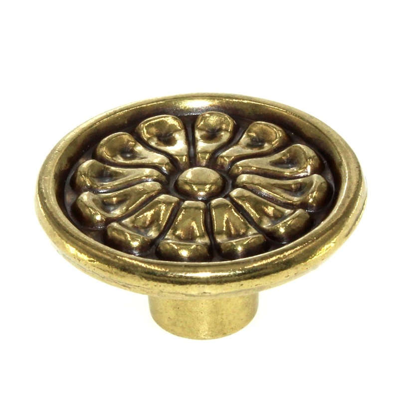 Belwith Manor House Lancaster Hand Polished 1 5/8 Flower Cabinet Knob P201-LP