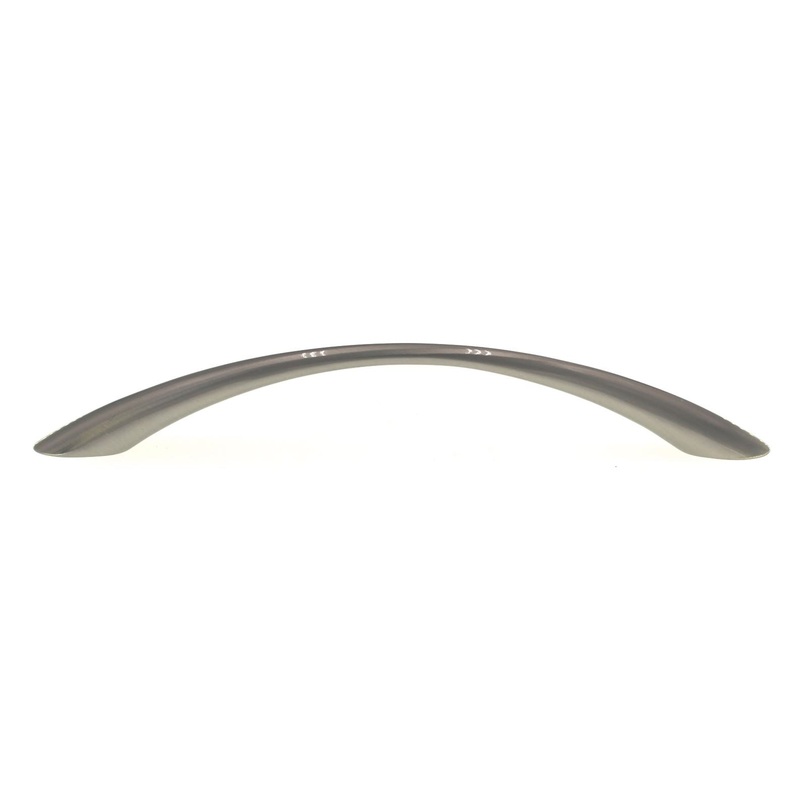 Belwith Metropolis Satin Nickel 6 1/4 (160mm) Ctr. Cabinet Arch Pull P3222-SN