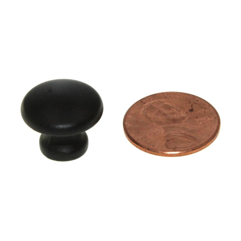 Belwith Modus Matte Black 5/8 Round Cabinet Knob Extra Small P2816-MB