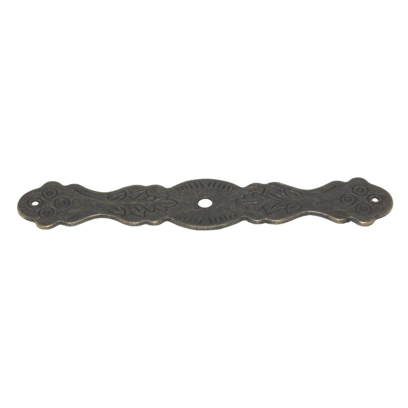 Belwith Palmetto Rustic Windover Antique 5 Cabinet Knob Backplate PA0932-WOA