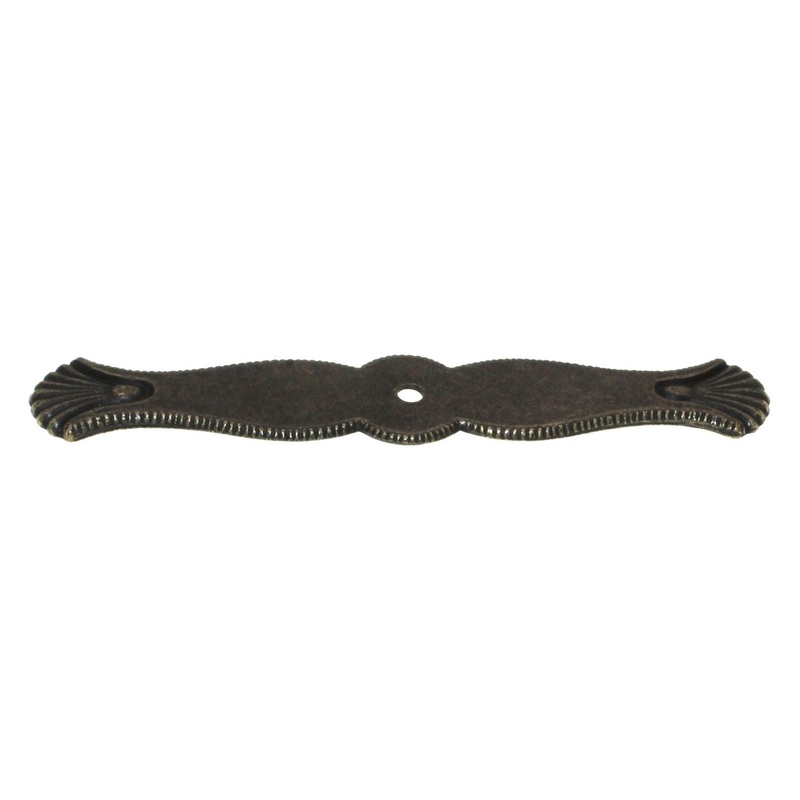 Belwith Palmetto Rustic Windover Antique 5 Cabinet Knob Backplate PA0933-WOA