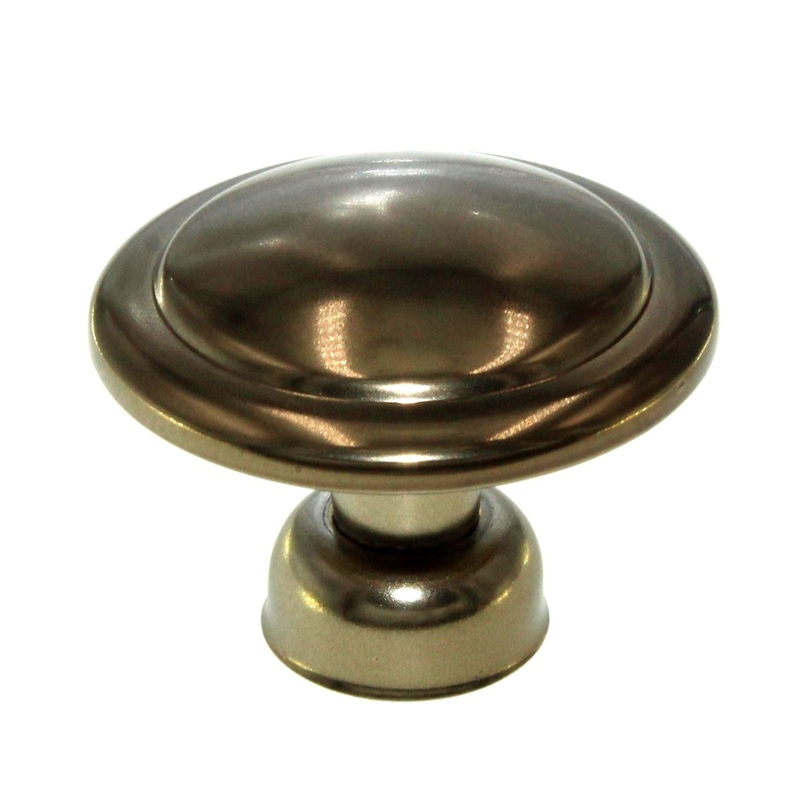 Hickory Hardware Conquest Veneti Bronze 1 3/8 Ridged Cabinet Knob P14848-VBZ