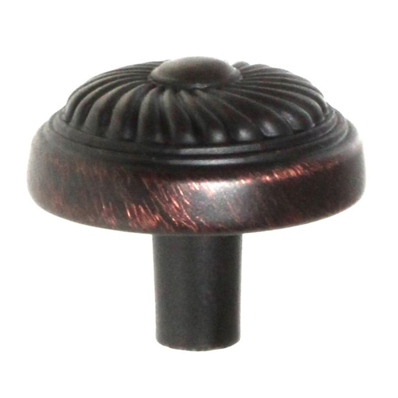 Hickory Hardware French Country Vintage Bronze 1 1/4 Cabinet Knob P7343-VB