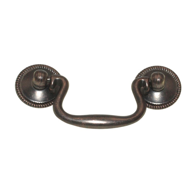 Hickory Hardware Manor House Antique Copper 2 1/2 Ctr. Bail Pull P8048-DAC