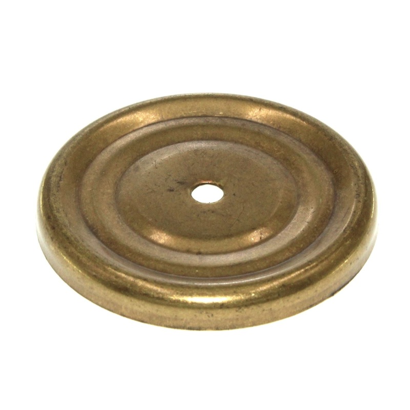 Hickory Hardware Manor House Brass 1 7/8 Cabinet Knob Backplate P282-LP