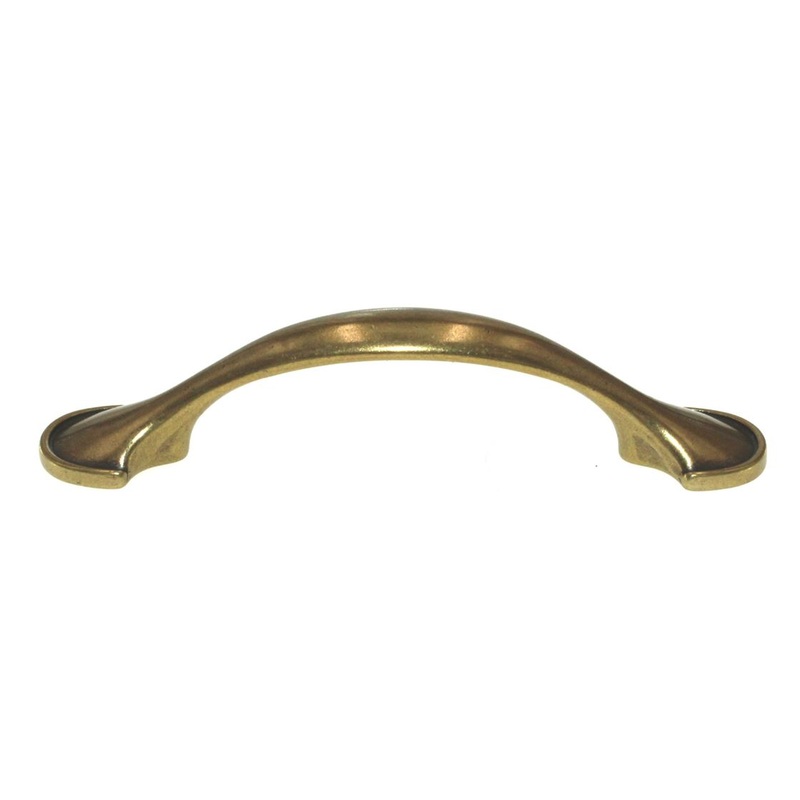 Hickory Hardware Meadows Lancaster Hand Polished 3 Ctr. Cabinet Pull P583-LP