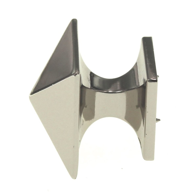 Hickory Hardware Studio Bright Nickel 1 Pyramid Cabinet Knob P3014-14