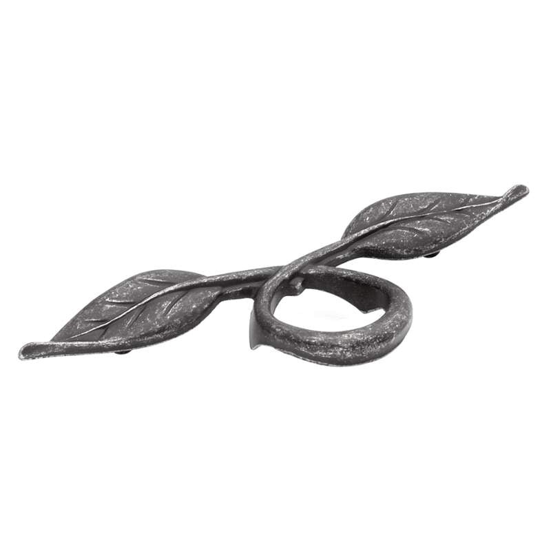 Hickory Hardware Touch of Spring P7304-VP Pewter 3 Ctr. Leaf Drawer Ring Pull
