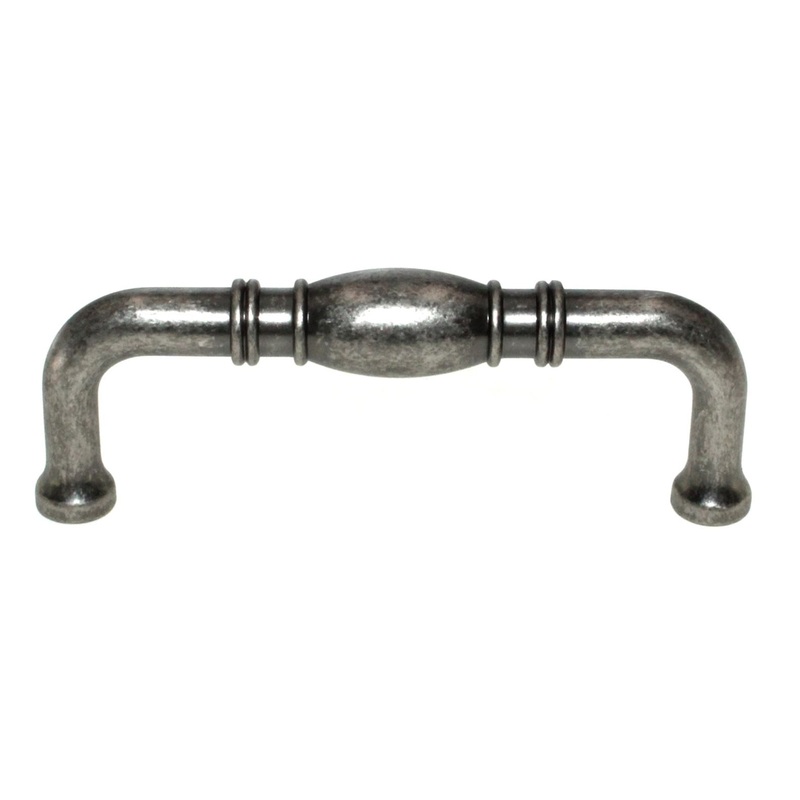Hickory Hardware Williamsburg Black Nickel Vibed 3 Ctr. Cabinet Pull P3050-BNV