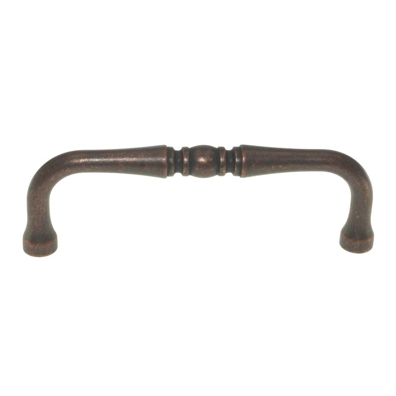 Hickory Hardware Williamsburg Dark Antique Copper 3 1/2 Ctr. Pull P3059-DAC