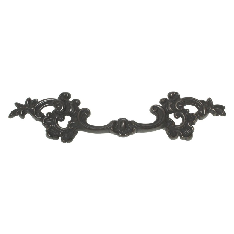 Keeler French Pulls Windover Antique 3 Ctr. Fixed Drawer Drop Pull 34830-9167
