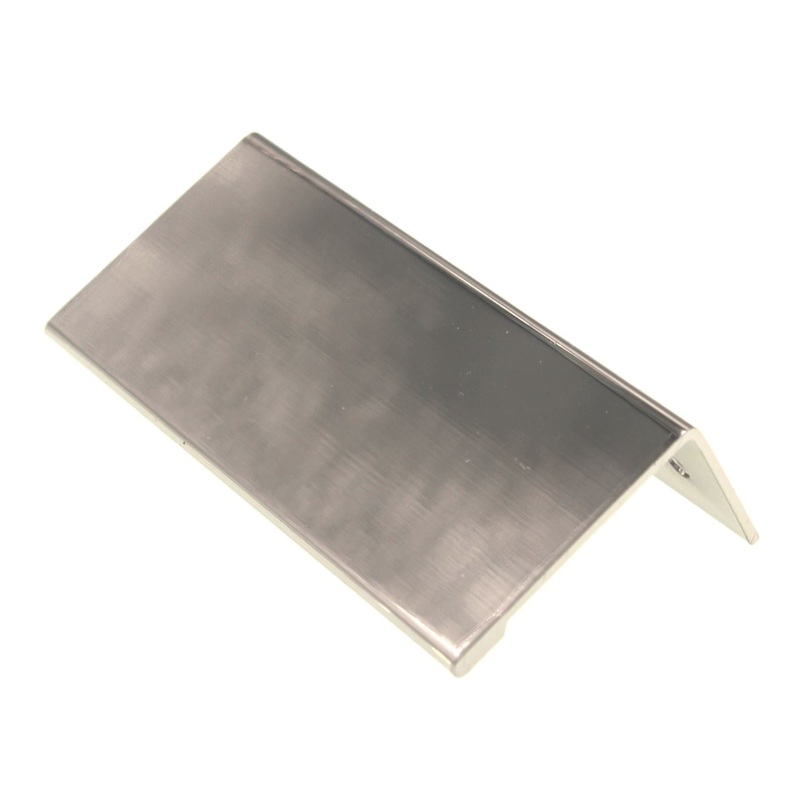 Amerock Edge Pull Polished Nickel 3 Ctr. Flat Cabinet Finger Pull BP36573PN