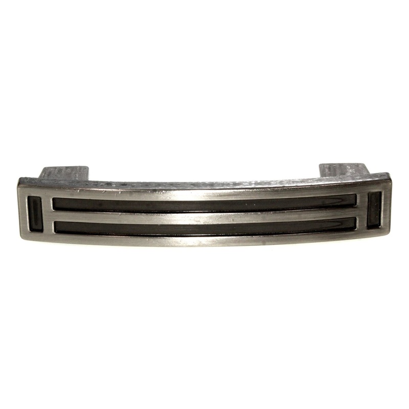 Amerock Evolutions Pewter 3 Ctr. Striped Cabinet Bar Pull BP4420PWT