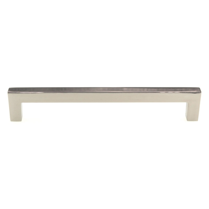 Amerock Monument Polished Nickel 6 1/4 (160mm) Ctr. Cabinet Bar Pull BP36572PN