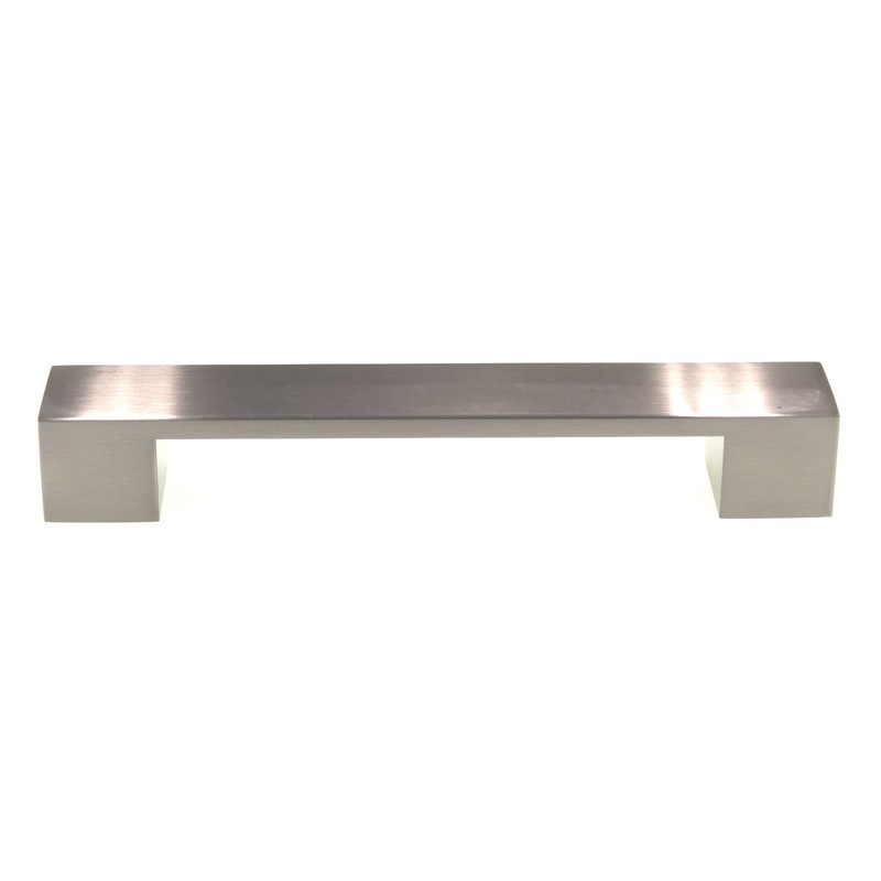 Amerock Monument Satin Nickel 5 (128mm) Ctr. Flat Cabinet Bar Pull BP36568G10