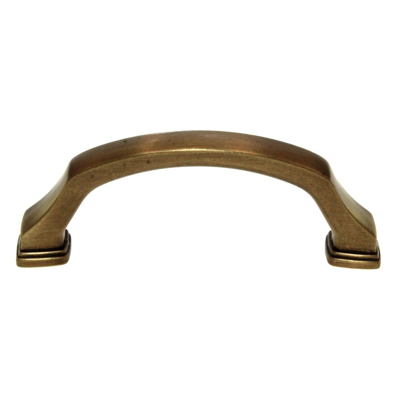 Amerock Revitalize Gilded Bronze 3 Ctr. Cabinet Arch Pull BP55343GB