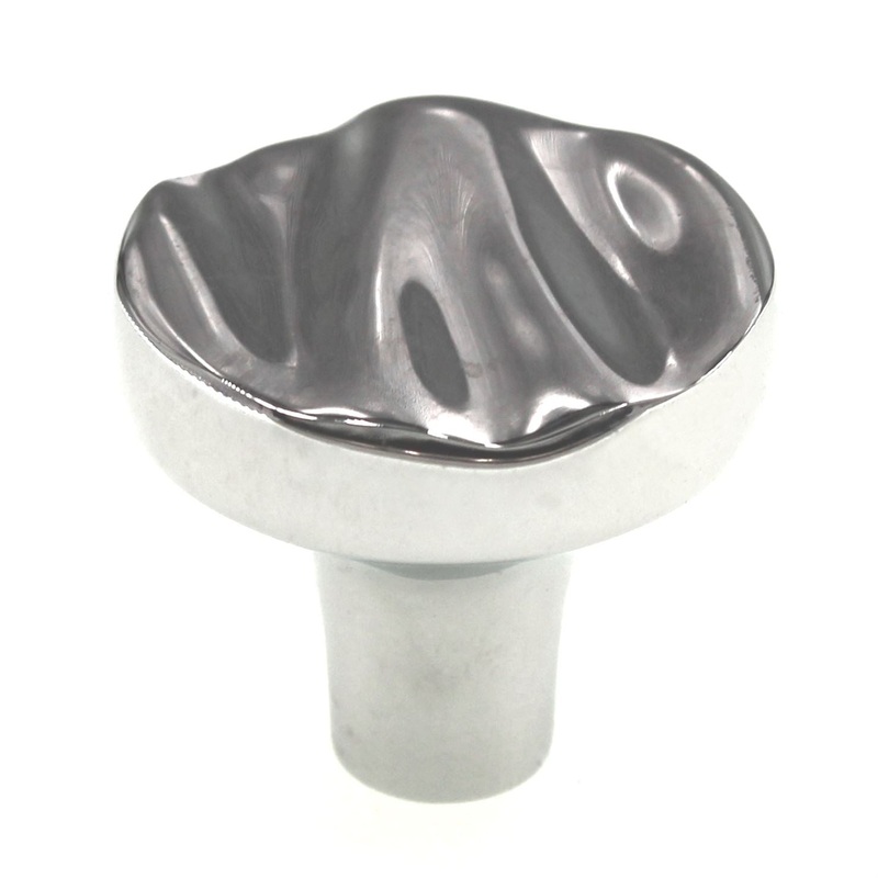 Belwith Keeler Caspian Chrome 1 1/4 Wavy Top Cabinet Knob B056974-CH
