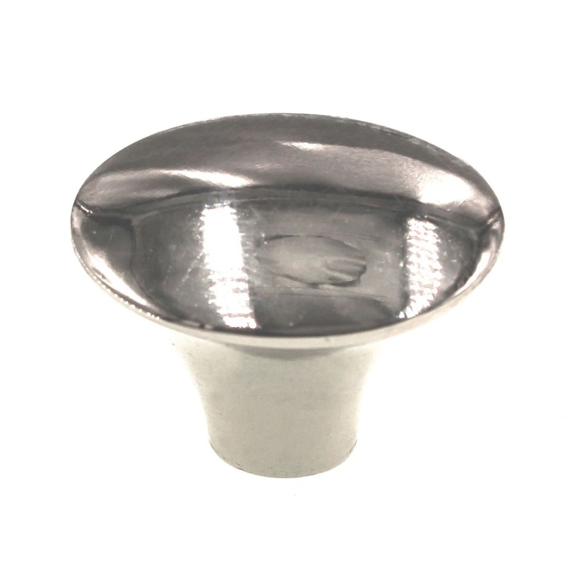 Belwith Keeler Olivet Polished Nickel 1 7/16 Fluted Cabinet Knob B075324-14