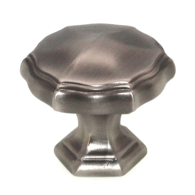Belwith Keeler Verona Antique Pewter Nickel 1 5/16 Cabinet Knob B053163-APN