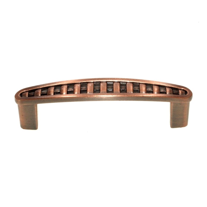 Betsy Fields Design Antique Copper 3 Ctr. Weave Cabinet Pull PBF813Y-AC