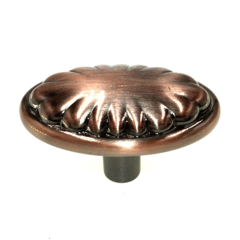 Brainerd Satin Red Copper 1 1/8 Shell Cabinet Knob PN0632V-SR-C7