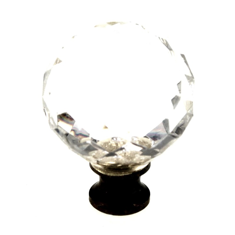 Hickory Hardware 1 3/16 Crystal Palace Faceted Ball Cabinet Knob P30-CA3
