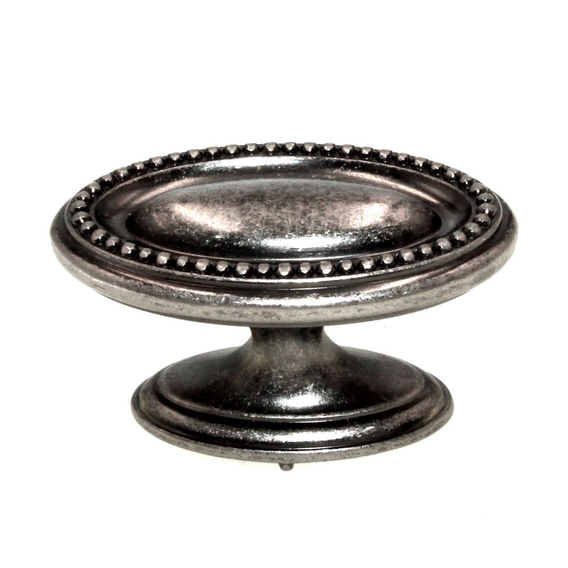 Hickory Hardware Altair Black Nickel Vibed 1 3/4 Dotted Cabinet Knob P3600-BNV