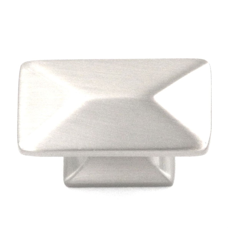 Hickory Hardware Bungalow P2150-SN Satin Nickel 1 1/4 Rectangle Cabinet Knob