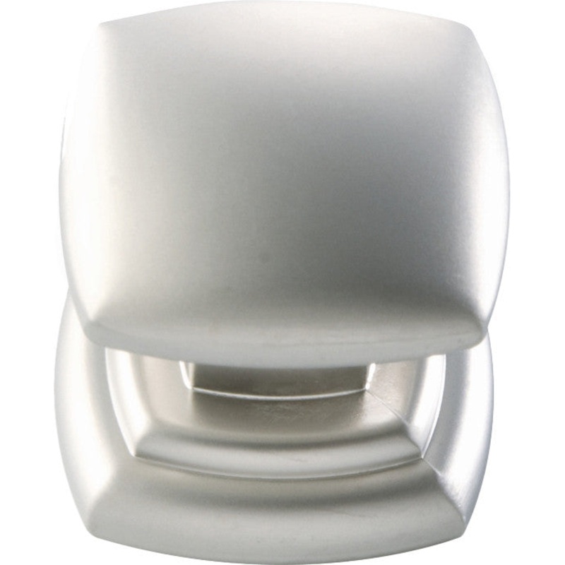 Hickory Hardware Corinth P3181-PN 1 1/4 Square Nickel Cabinet Knob with Base