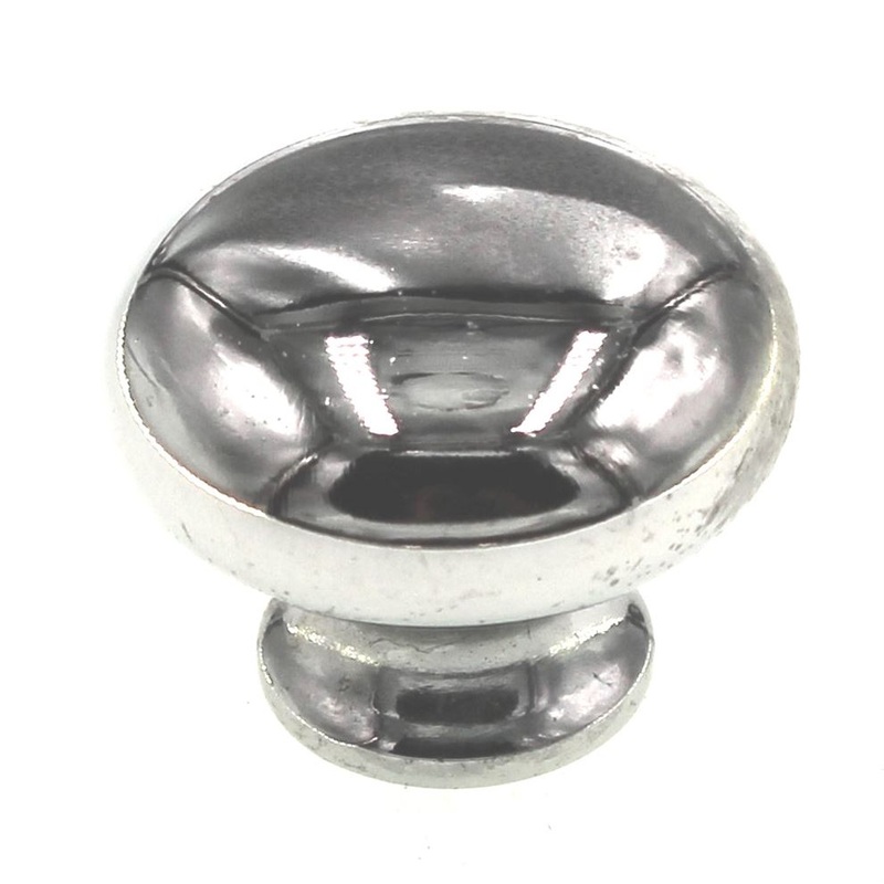 Hickory Hardware Cottage Chrome 1 1/8 Round Cabinet Knob P770-CH
