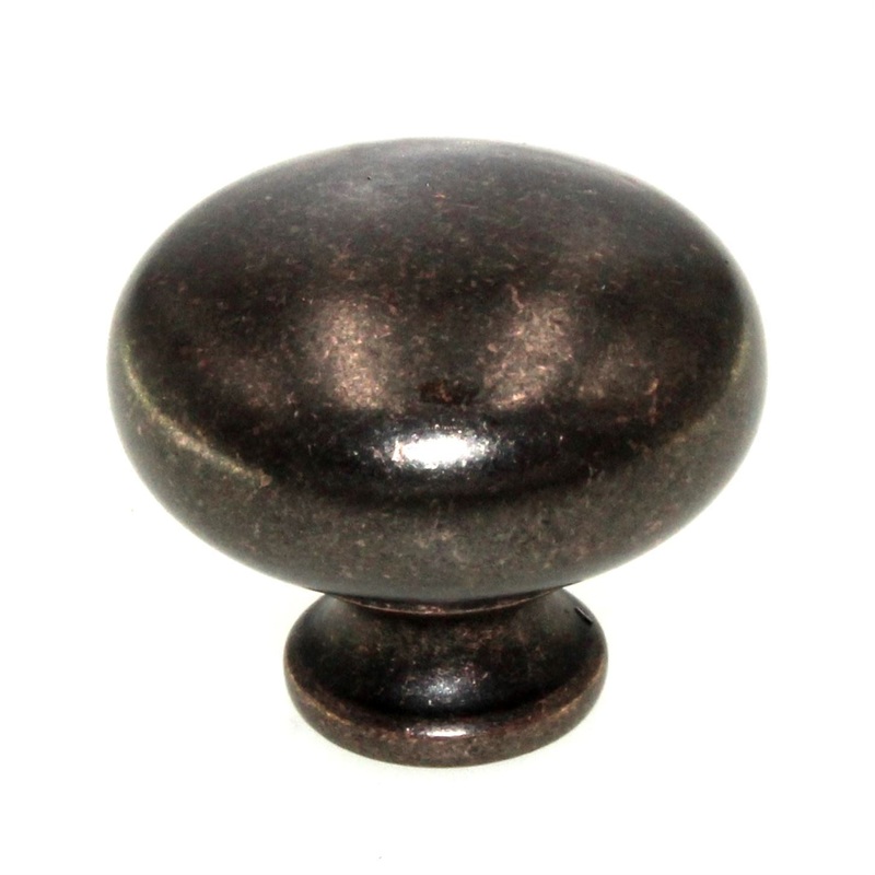 Hickory Hardware Cottage Dark Antique Copper 1 1/4 Round Cabinet Knob P771-DAC