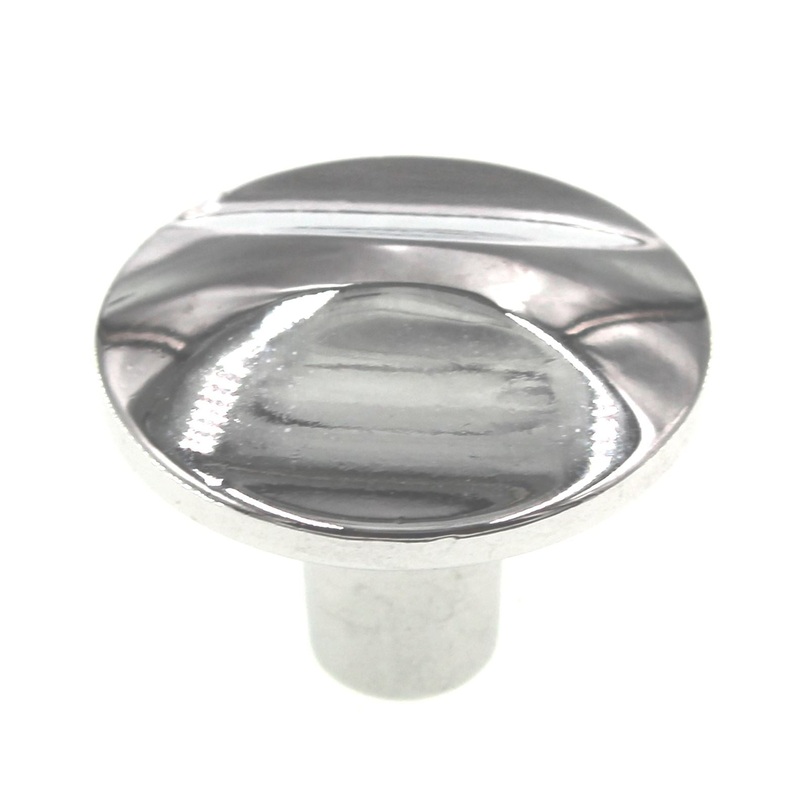 Hickory Hardware Crest 1 1/4 Curved Top Round Cabinet Knob Chrome H076128-CH