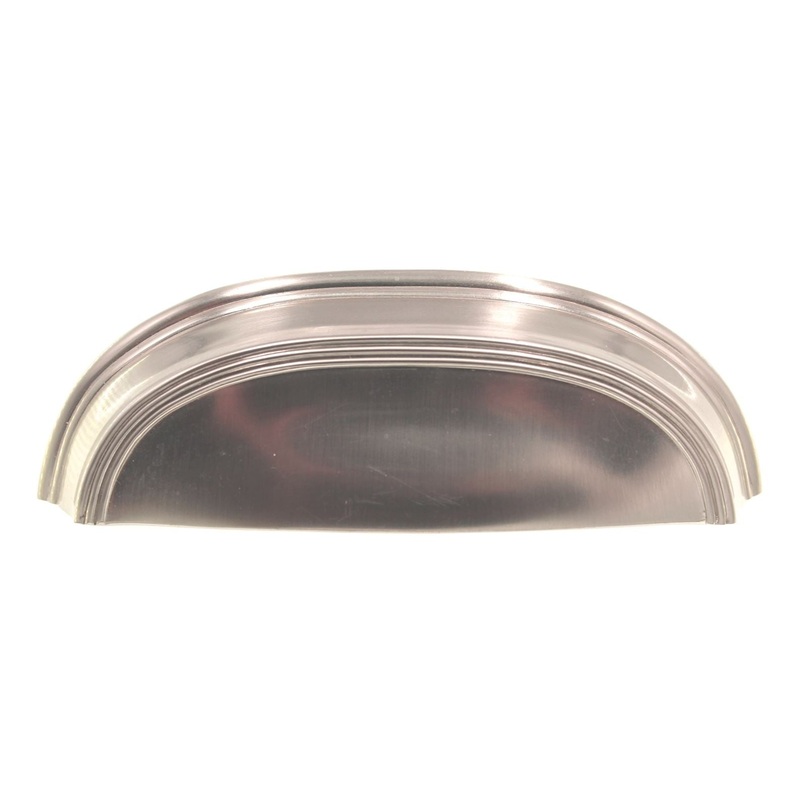 Hickory Hardware Diner Stainless Steel 3, 3 3/4 (96mm) Ctr. Cup Pull P2144-SS