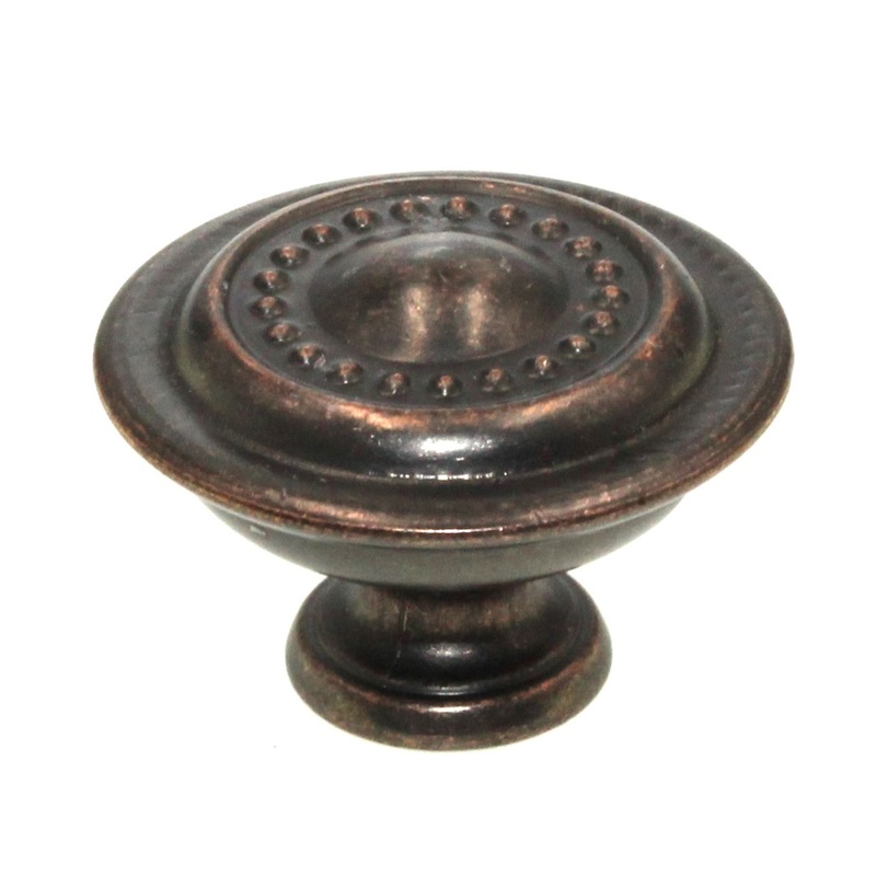Hickory Hardware Manor House Dark Antique Copper 1 1/4 Cabinet Knob P8196-DAC