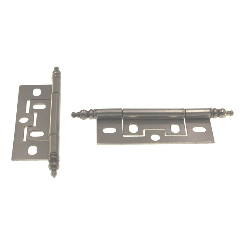 Hickory Hardware Self Mortise 2 1/2 Minaret Cabinet Hinges Satin Nickel P8293-SN