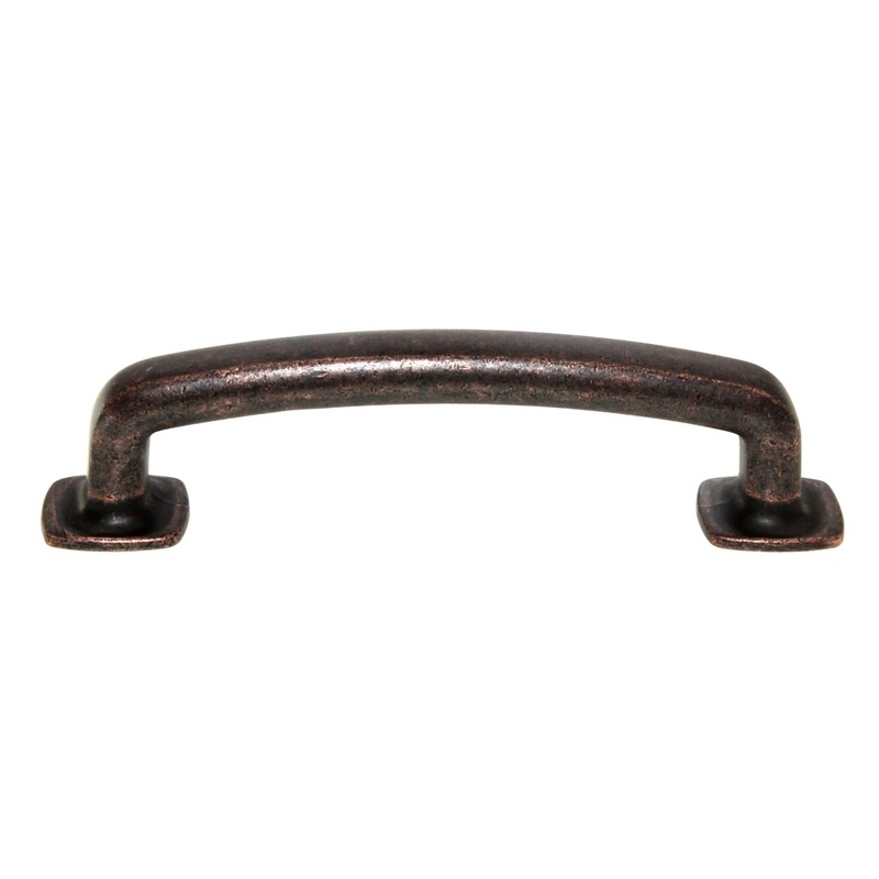 Jeffrey Alexander Belcastel Oil-Rubbed Bronze 3 3/4 (96mm) Ctr. Cabinet Arch Pull MO6373DMAC