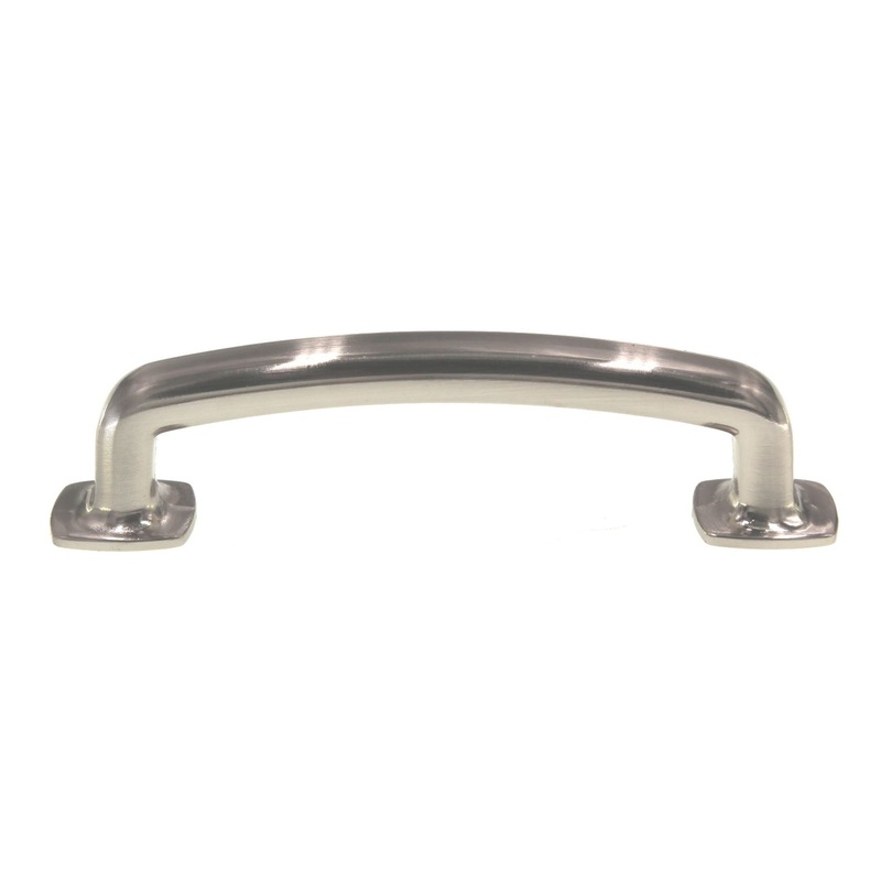 Jeffrey Alexander Belcastel Satin Nickel 3 3/4 (96mm) Ctr Cabinet Pull MO6373SN