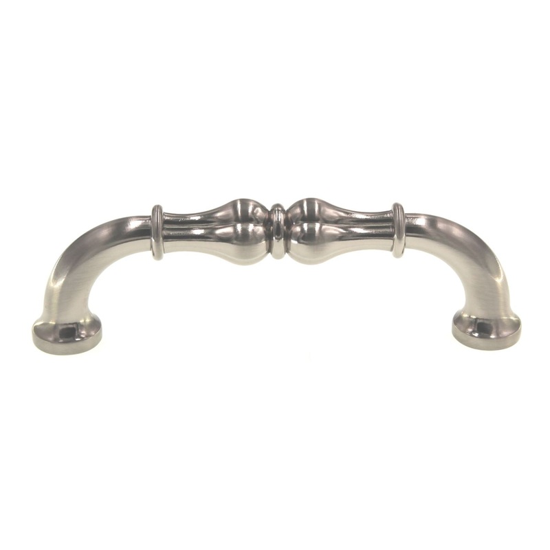 Jeffrey Alexander Bella Satin Nickel 3 3/4 (96mm) Ctr. Cabinet Arch Pull 818-96SN