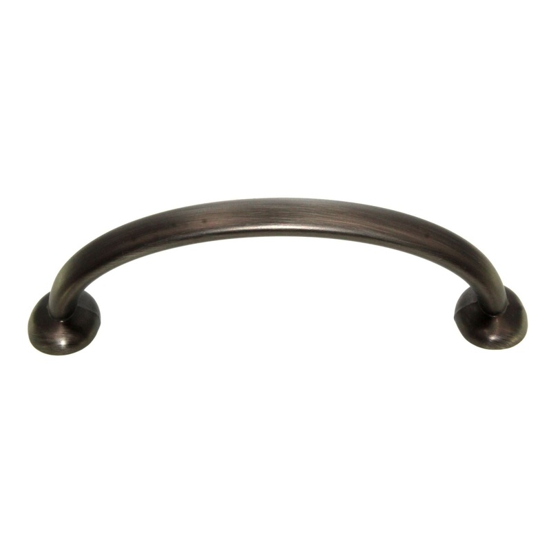 Jeffrey Alexander Hudson Brushed Pewter 3 3/4 (96mm) Ctr. Pull 650-96BNBDL