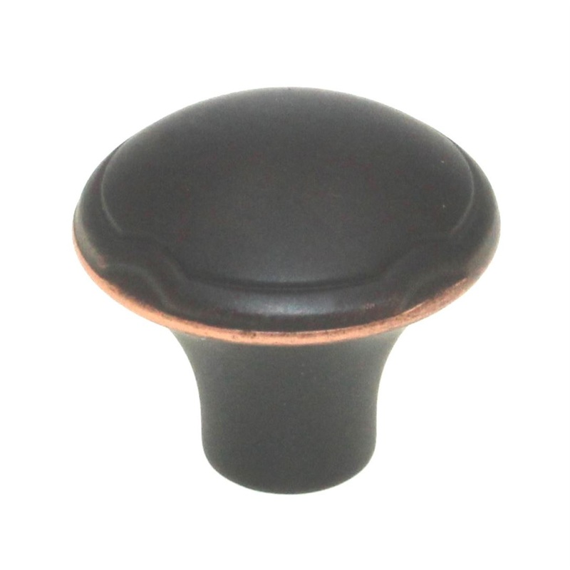 Liberty Athens Bronze Copper Highlights 1 1/4 Theo Cabinet Knob P23120-VBC-CP