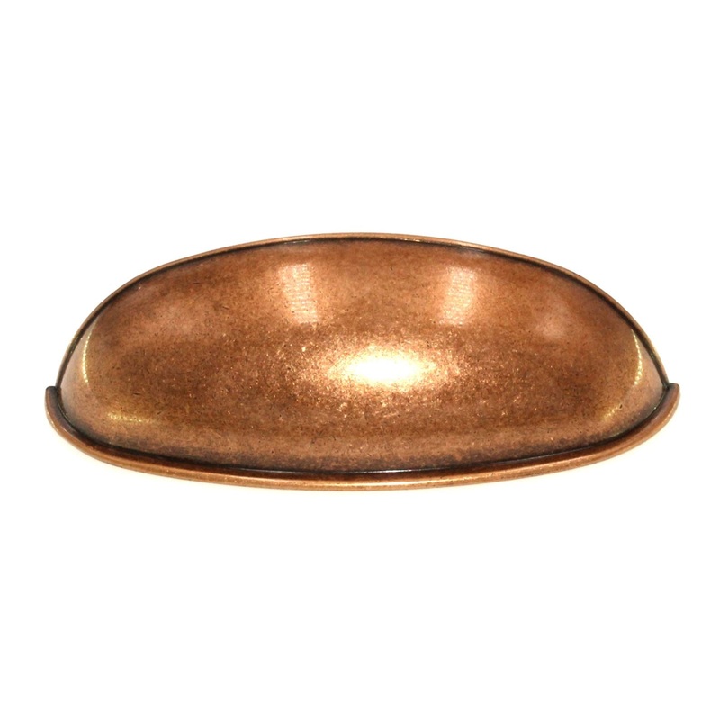 Liberty Copper Kettle 2 1/2 (64mm) or 3 Ctr. Rustic Drawer Cup Pull PN1053-AC